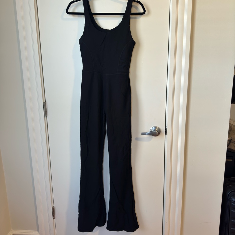Black Wilo Athletic Jumpsuit